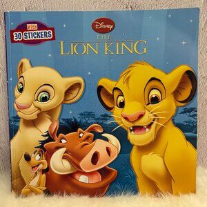 5 for $15 📕, Disney The Lion King Book Includes Sticker Page  (SKU: 170MI)